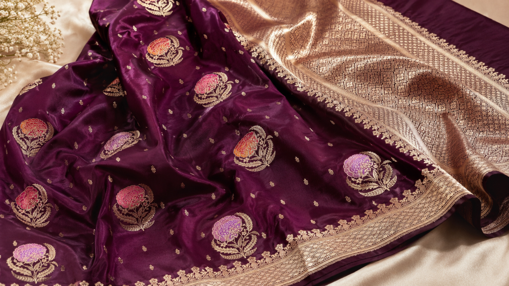 katan banarasi saree